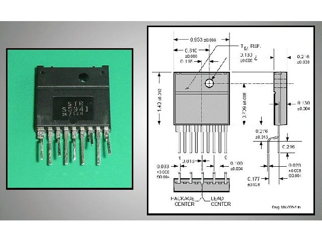 Circuit régulateur de tension à découpage STRS5941-SKN