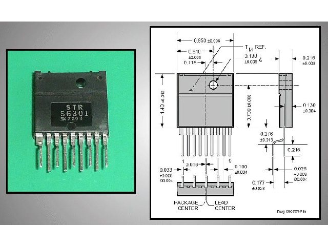 Circuit régulateur de tension à découpage STRS6301