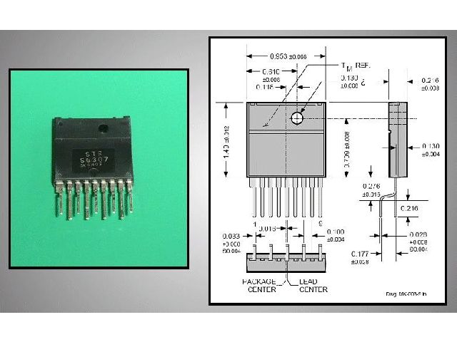 Circuit régulateur de tension à découpage STRS6307