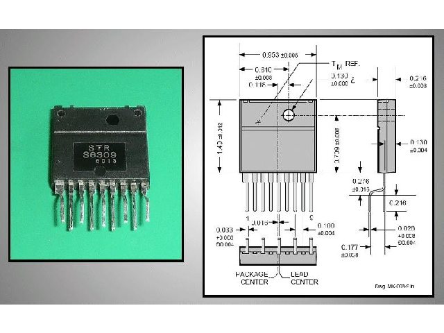 Circuit régulateur de tension à découpage STRS6309