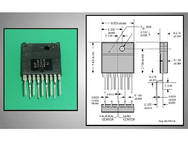 Circuit régulateur de tension à découpage STRS6533