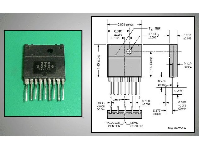 Circuit régulateur de tension à découpage STRS6706