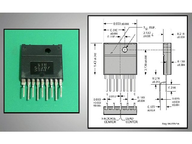 Circuit régulateur de tension à découpage STRS6707