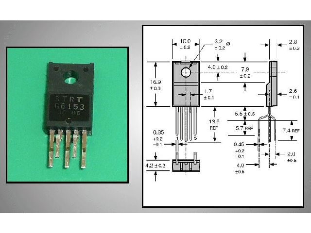 Circuit régulateur de tension à découpage STRTG6153