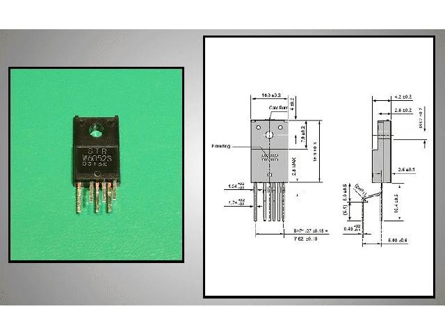 Circuit régulateur de tension à découpage STRW6052S