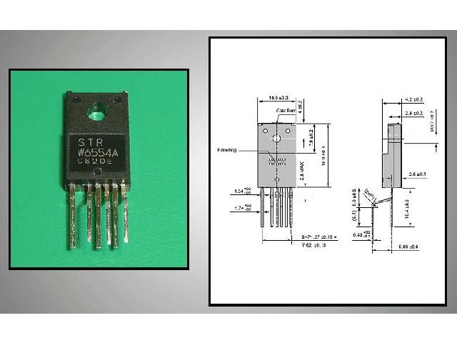 Circuit régulateur de tension à découpage STRW6554A