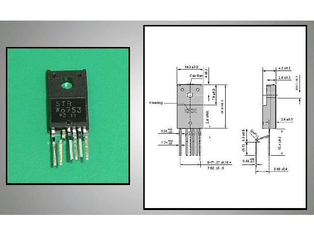 Circuit régulateur de tension à découpage STRW6753