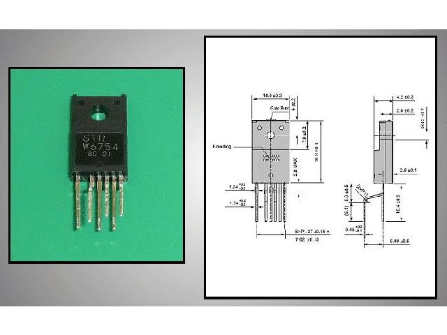 Circuit régulateur de tension à découpage STRW6754