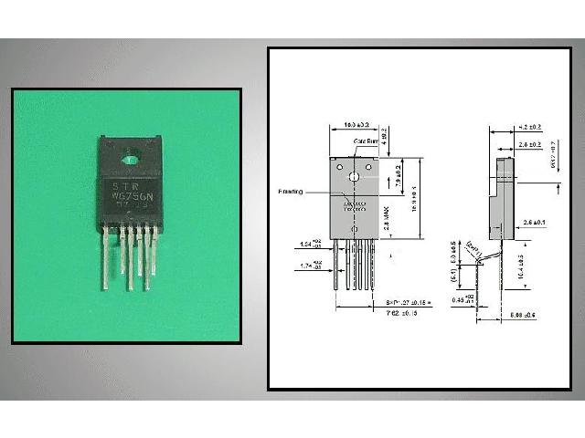 Circuit régulateur de tension à découpage STRW6756