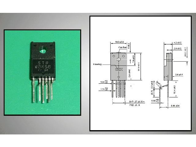 Circuit régulateur de tension à découpage STRW6856P