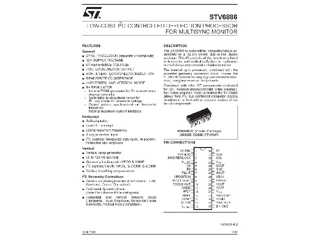 Circuit intégré STV6886