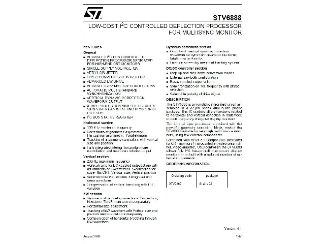 Circuit intégré STV6888