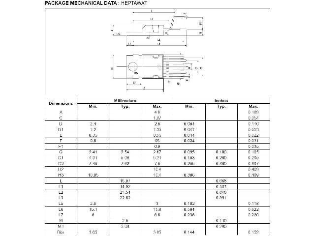 Circuit intégré STV8172A