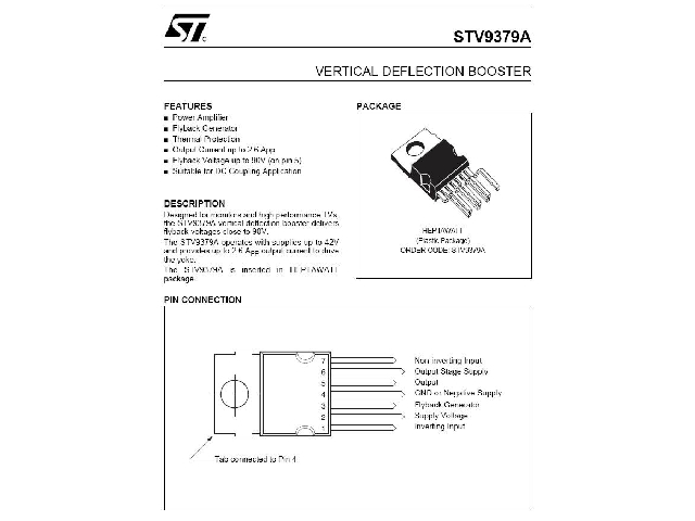 Circuit intégré STV9379A