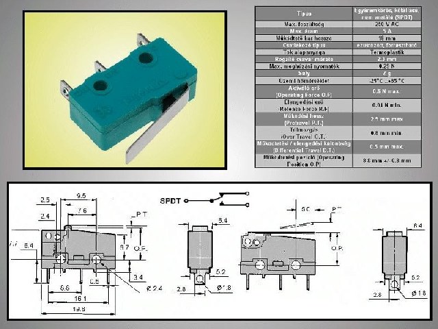 Microrupteur SW11502LK