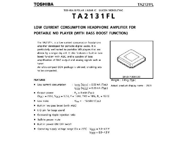 Circuit intégré TA2131FL
