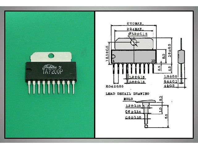 Circuit intégré TA7200