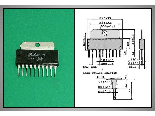 Circuit intégré TA7204P