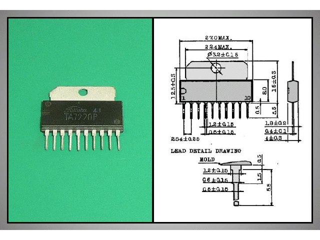 Circuit intégré TA7220P