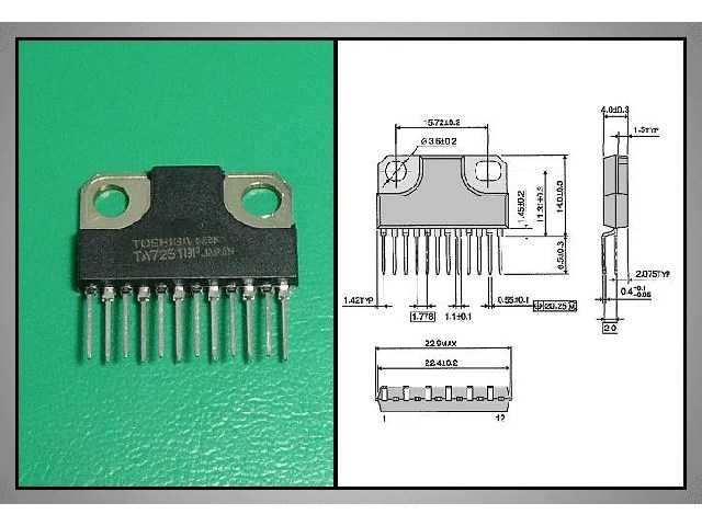 Circuit intégré TA7251BP