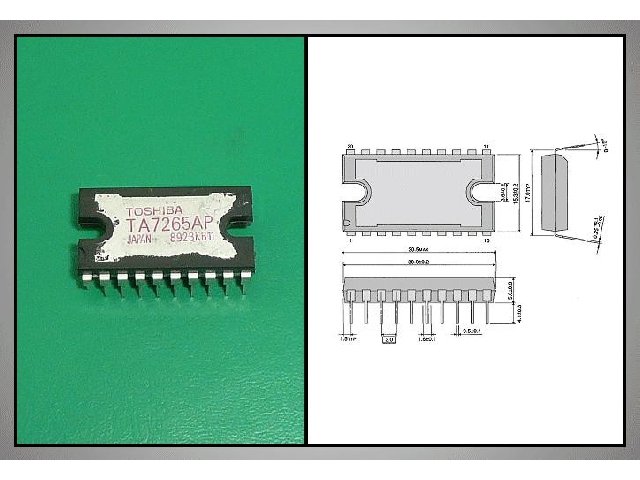 Circuit intégré driver de moteur TA7265AP