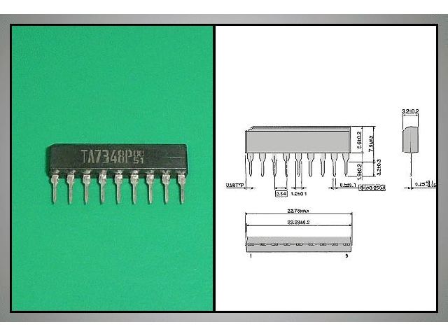 Circuit intégré TA7348P