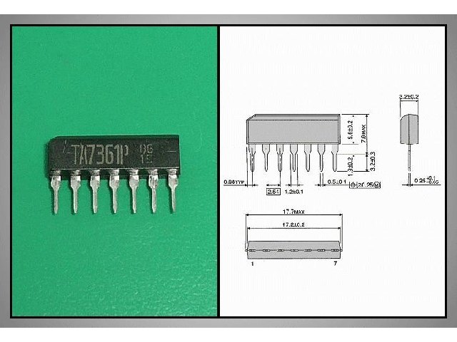 Circuit intégré TA7361P