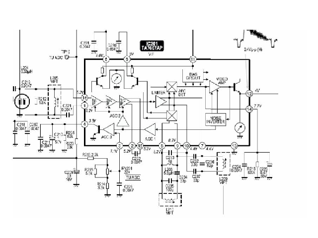 Circuit intégré TA7607AP