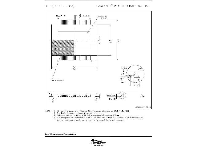 Circuit intégré TAS5121DKD