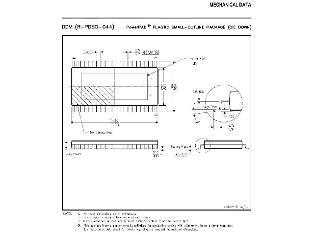 Circuit intégré TAS5142DDV