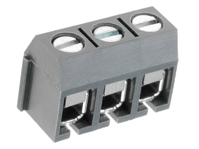 Facile à souder le connecteur de bornier de 2,54 mm bornier pour le câblage pour basse fréquence 