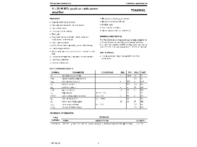 Circuit intégré TDA8569Q