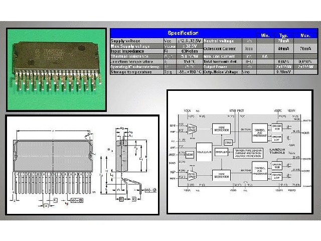 Circuit intégré TDA8922CJ