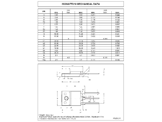 Transistor THD218DHI