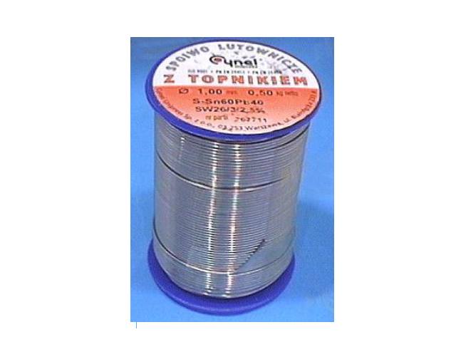 Bobine de fil de soudure 1mm TIN-500GR-1-0-2