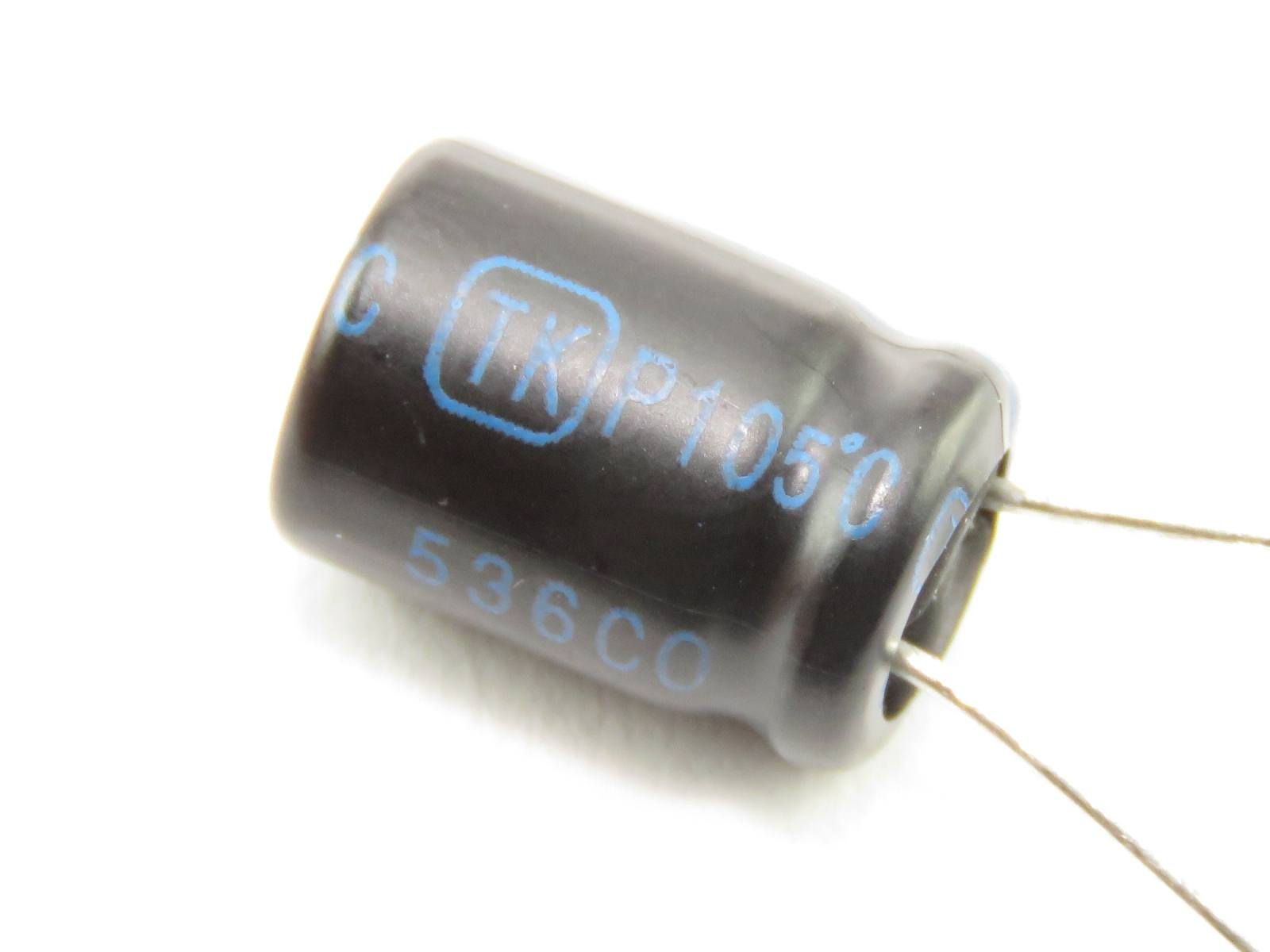 Condensateur chimique 470uF 16V TKR471M1CFBB (image 2/3)