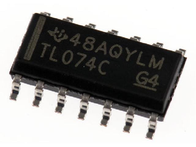 Circuit amplificateur opérationnel TL074CD