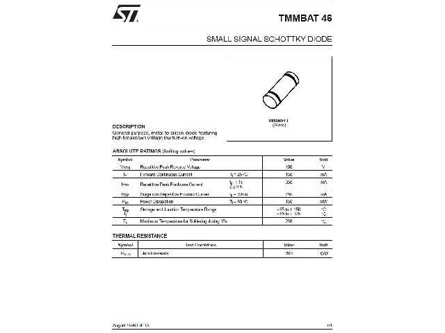 Diode TMMBAT46