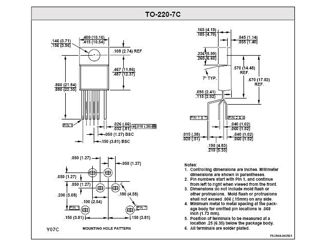 Circuit intégré TOP250Y