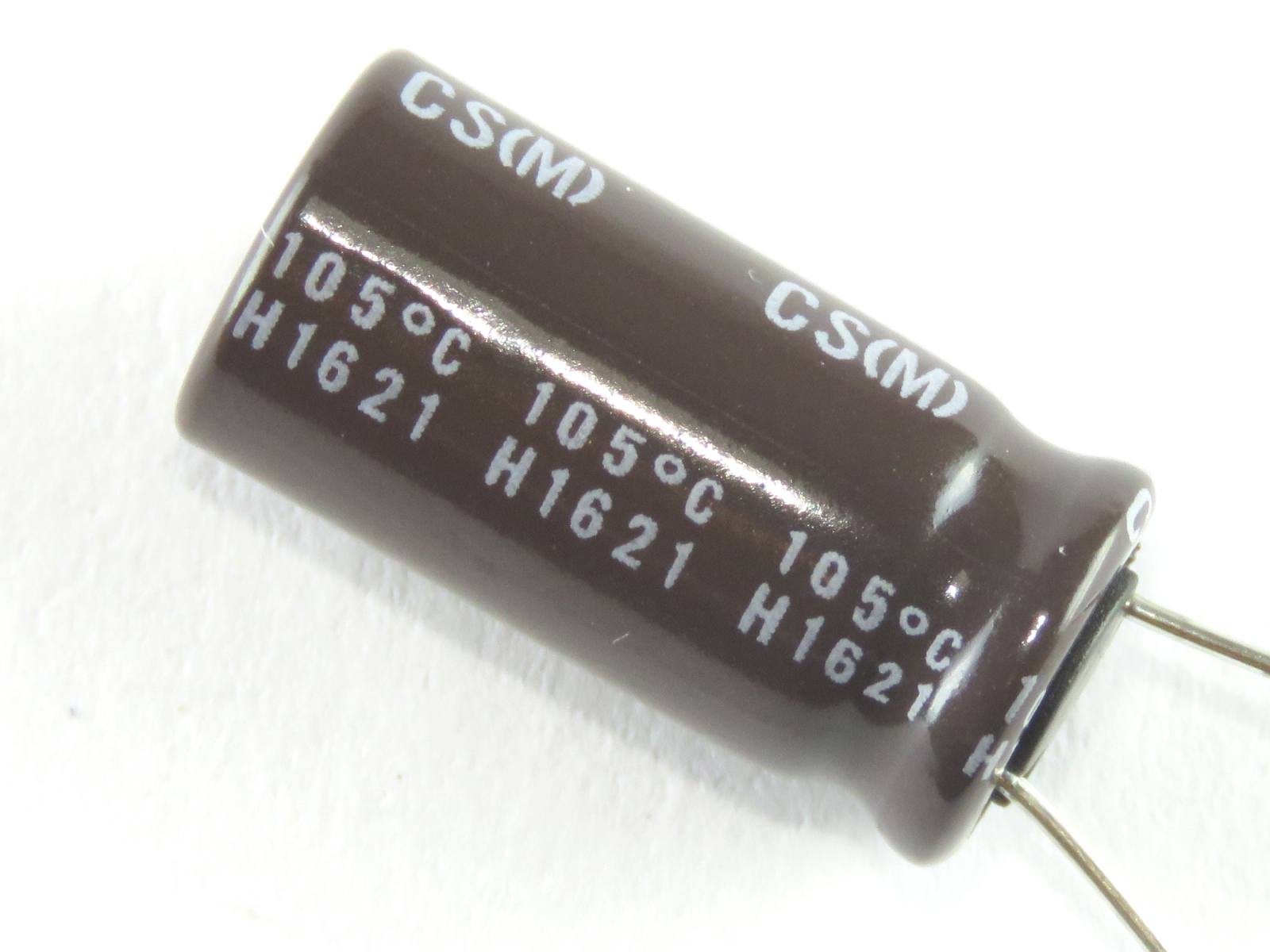 Condensateur chimique 6.8uF 450V UCS2W6R8MPD (image 2/3)