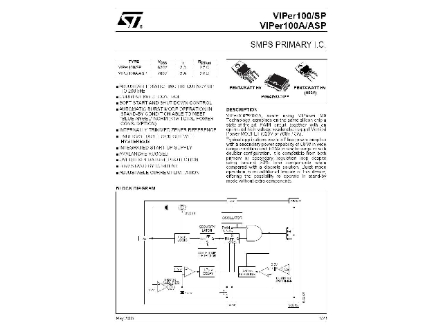 Circuit intégré VIPER100