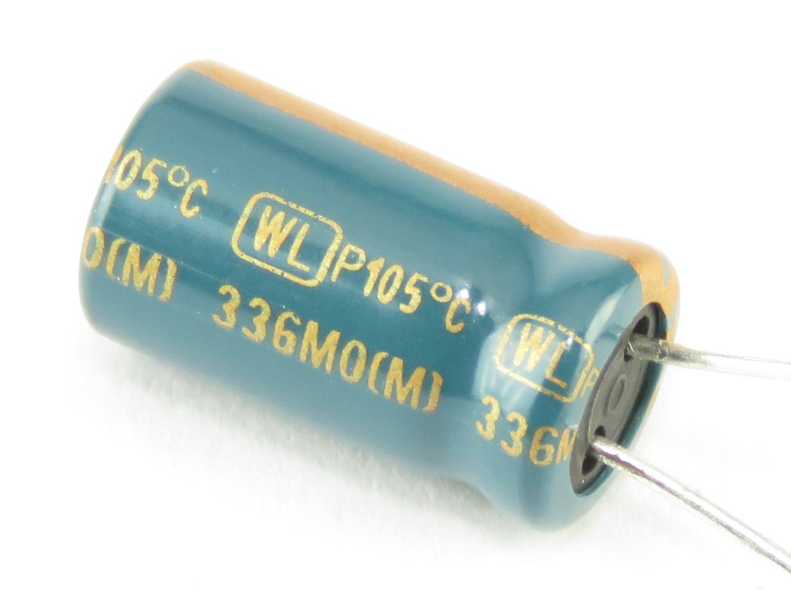 Condensateur chimique 220uF 16V WLR221M1CE11M (image 2/3)